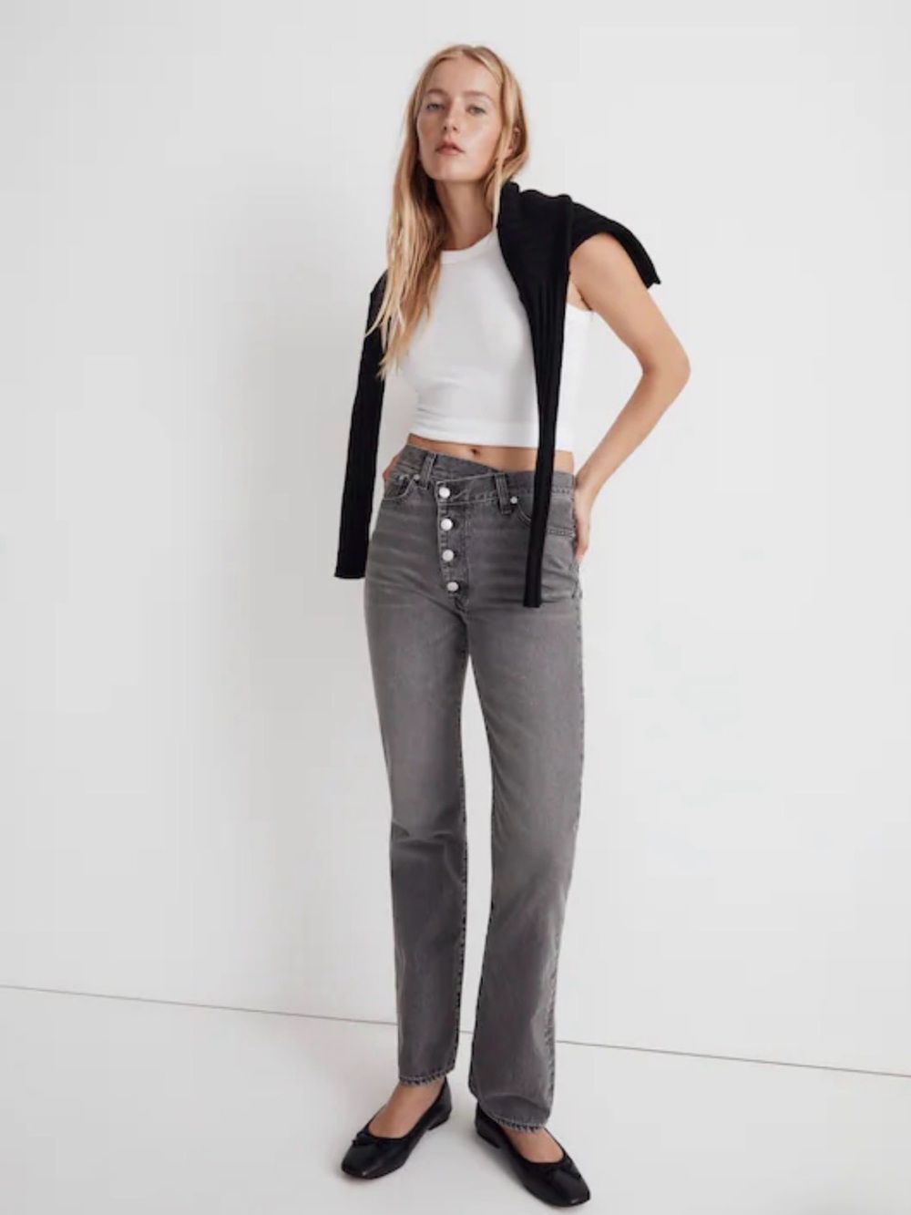 Madewell 90’s Straight Crosstab Jeans Sz 26
